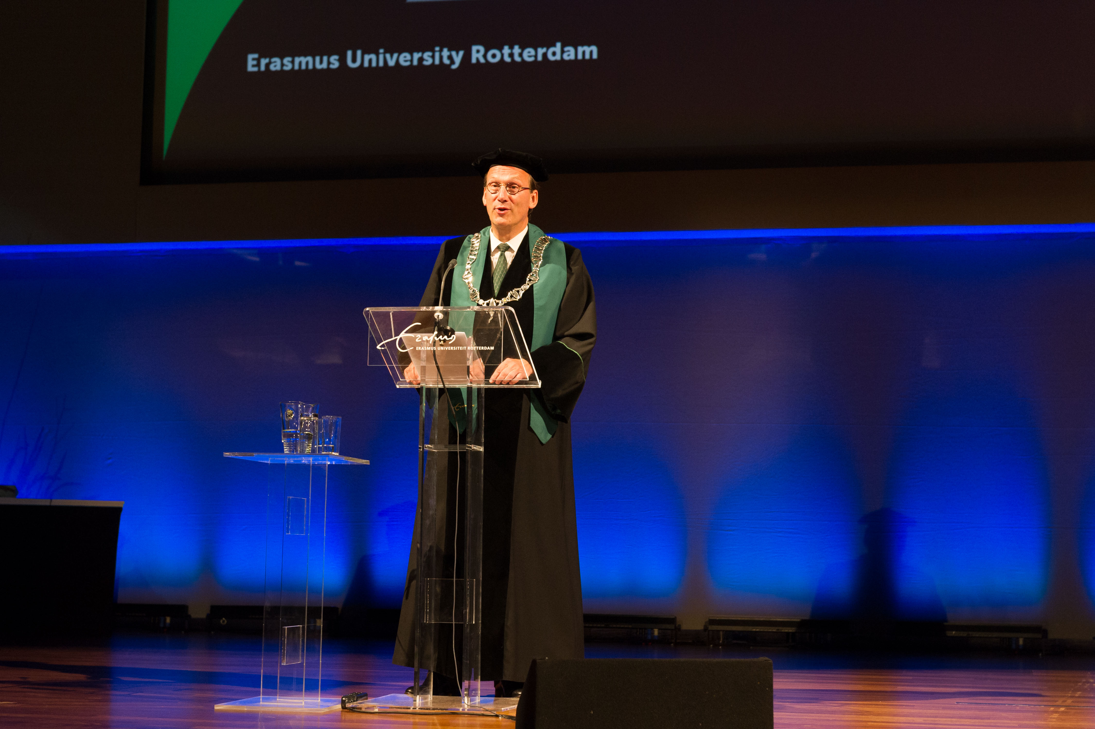 Rector Magnificus Huib Pols bij de Opening van het Academisch Jaar 2015-2016