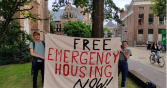 protest groningen wonen studentenhuisvesting dakloze studenten bij oaj – groninger studentenbond