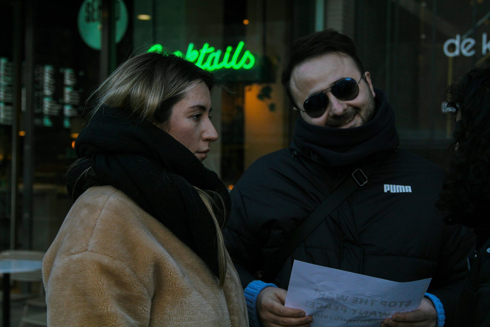 Nadiia & Shikar – protest Oekraïne – Alisa Mahaletska