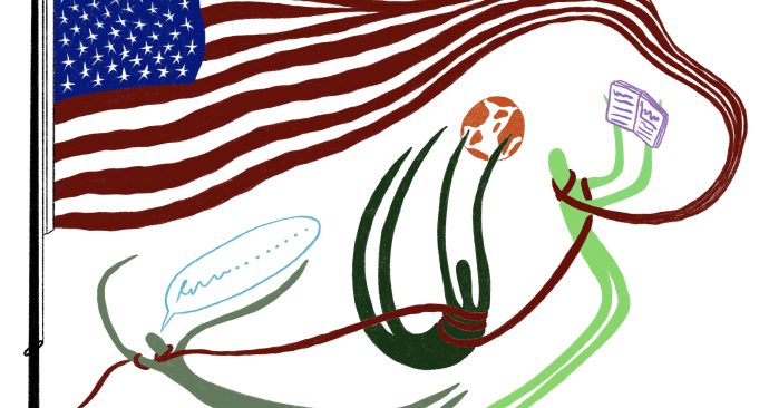 stock_usa-amerika_trump_science_wetenschap_vlag_sonja-schravesande