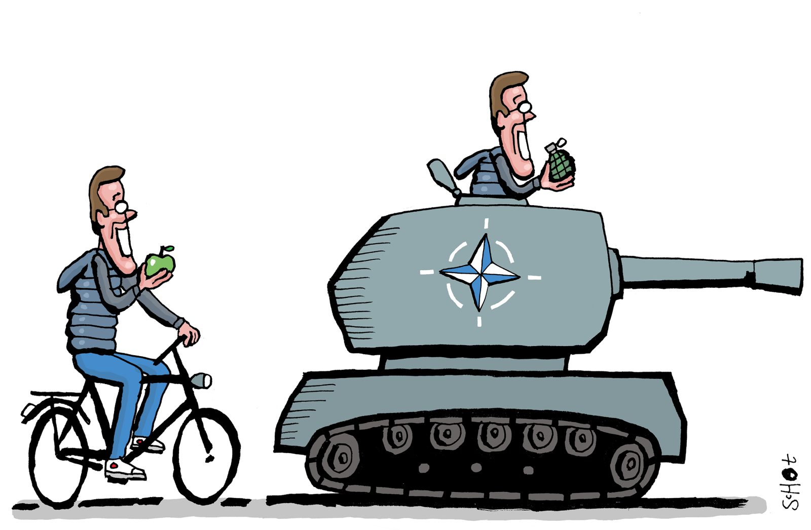 em-kwestie_rutte navo tank fiets_bas van der schot