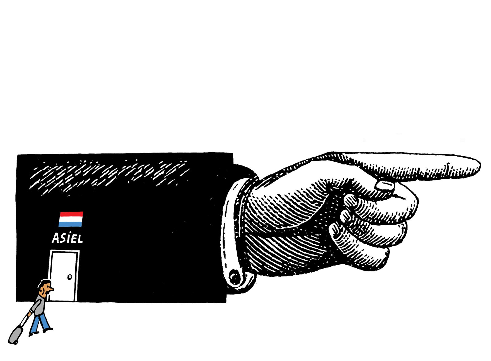 em-kwestie_asielzoeker vinger koffer_bas van der schot