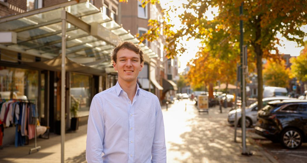 friso van gruijthuisen-portret-jovd-wijkraad kralingen-winkelstraat_politiek_8.10.2025_Daan Stam