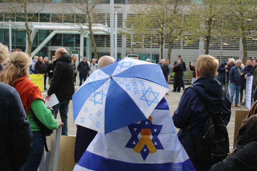 tegenprotest hoogleraar ontslag israel plaza spar Wieneke Gunneweg_1967