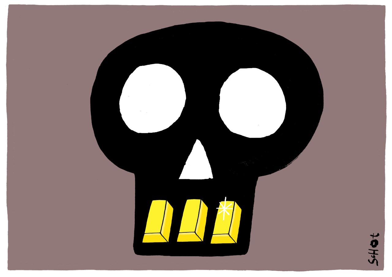 doodshoofd goud (EM)