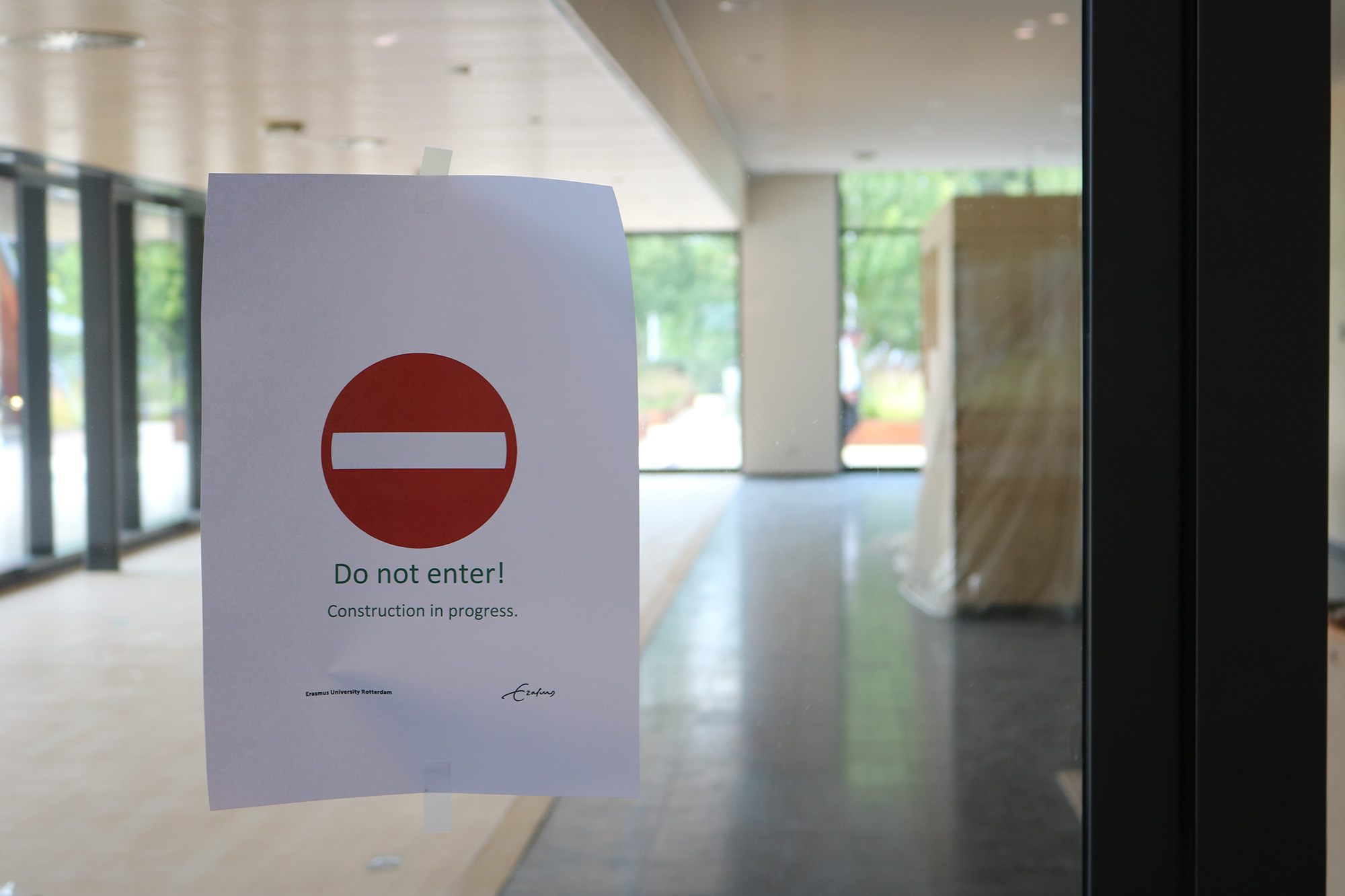 Official opening Sanders Building postponed Erasmus Magazine