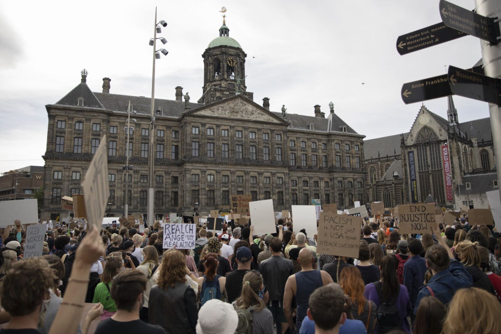 Peaceful But Serious Mood At Black Lives Matter Rally In Amsterdam Erasmus Magazine