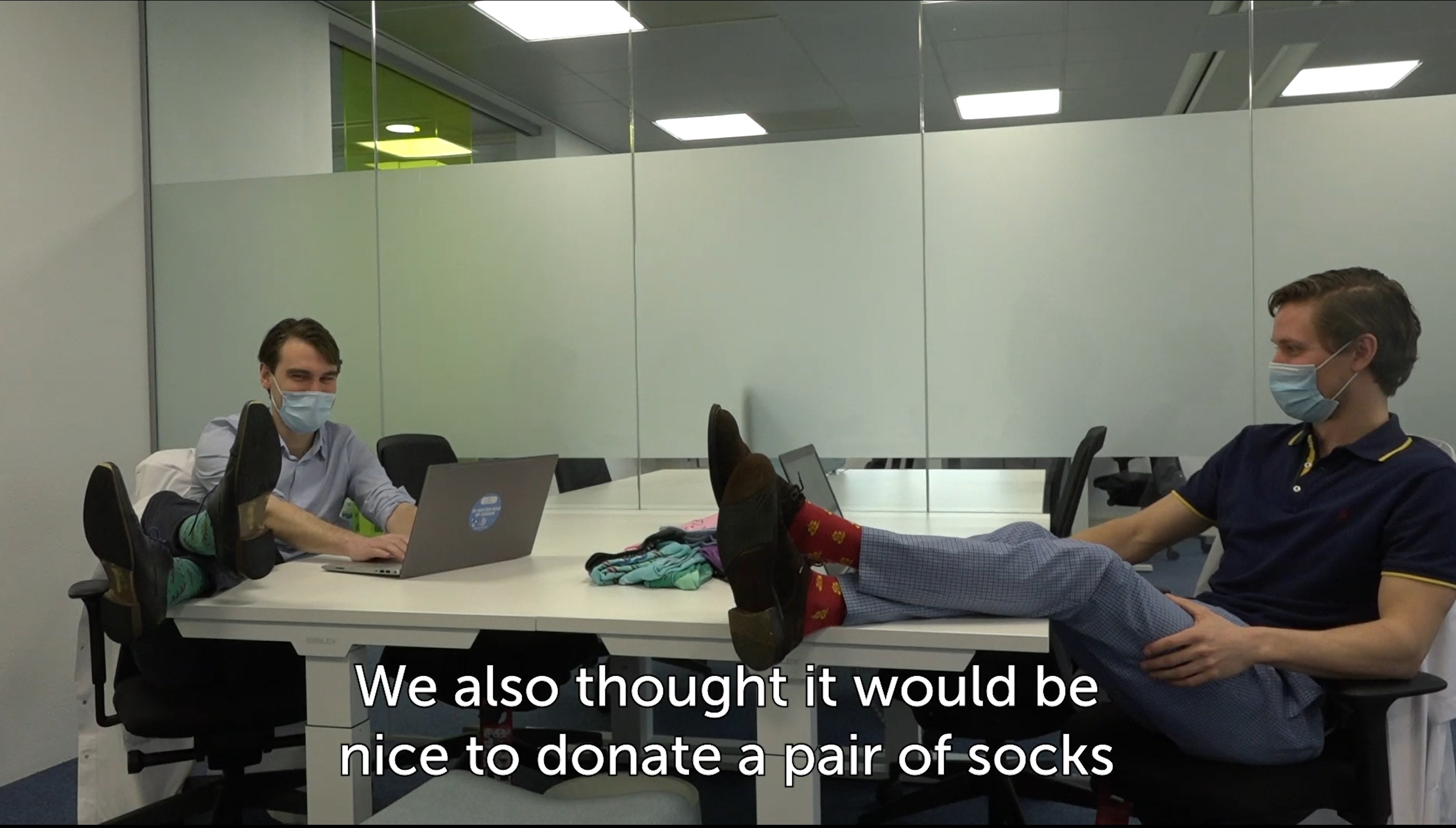 These medical students make colourful socks for a good cause Erasmus