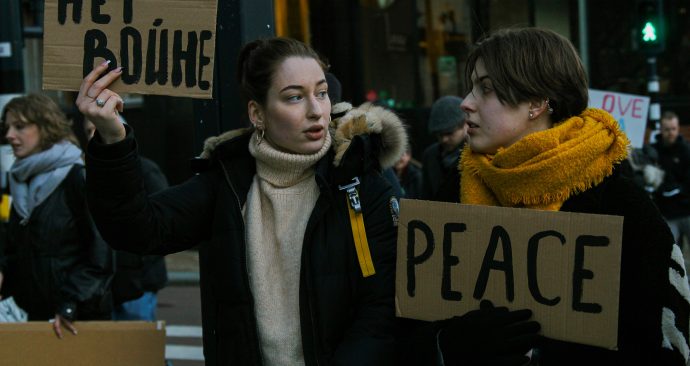 protest-oekraine-geen-oorlog-vrijdag-25-februari-Alisa-Mahaletska-2