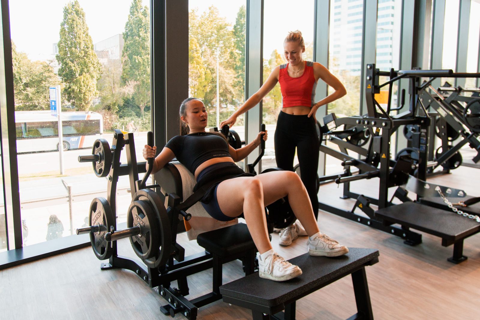 A much larger gym with new equipment and more possibilities ‘The