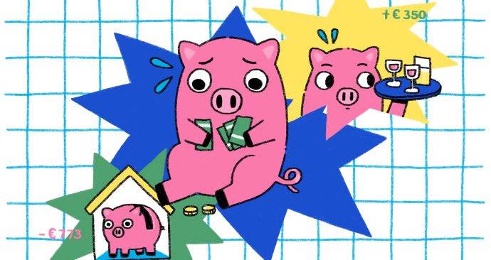 Financiën-geld-money-inkomsten-uitgaven-huishoudboekje student Wei Yu_Femke Legue