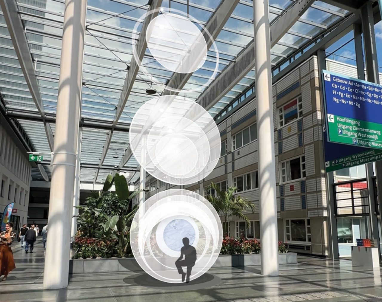 Manhangoe herdenkingsmonument Erasmus MC ontwerp impressie 1