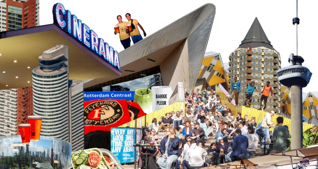 CollageSurvivalGuideRotterdamStadMensenGebouwen_SonjaSchravesande