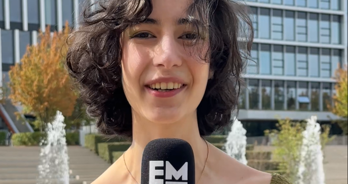 Reporter Defne presents EM TV newsflash of 1 September 2025