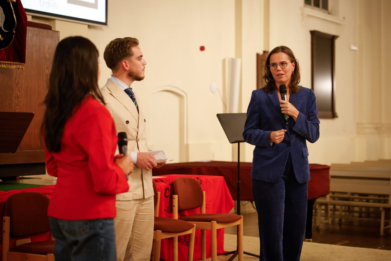 csfr ichthus verkiezingsdebat_christenunie mirjam bikker_15.10.2025_Daan Stam-30